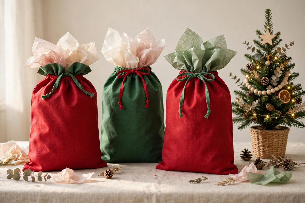Reusable Christmas Gift Bags