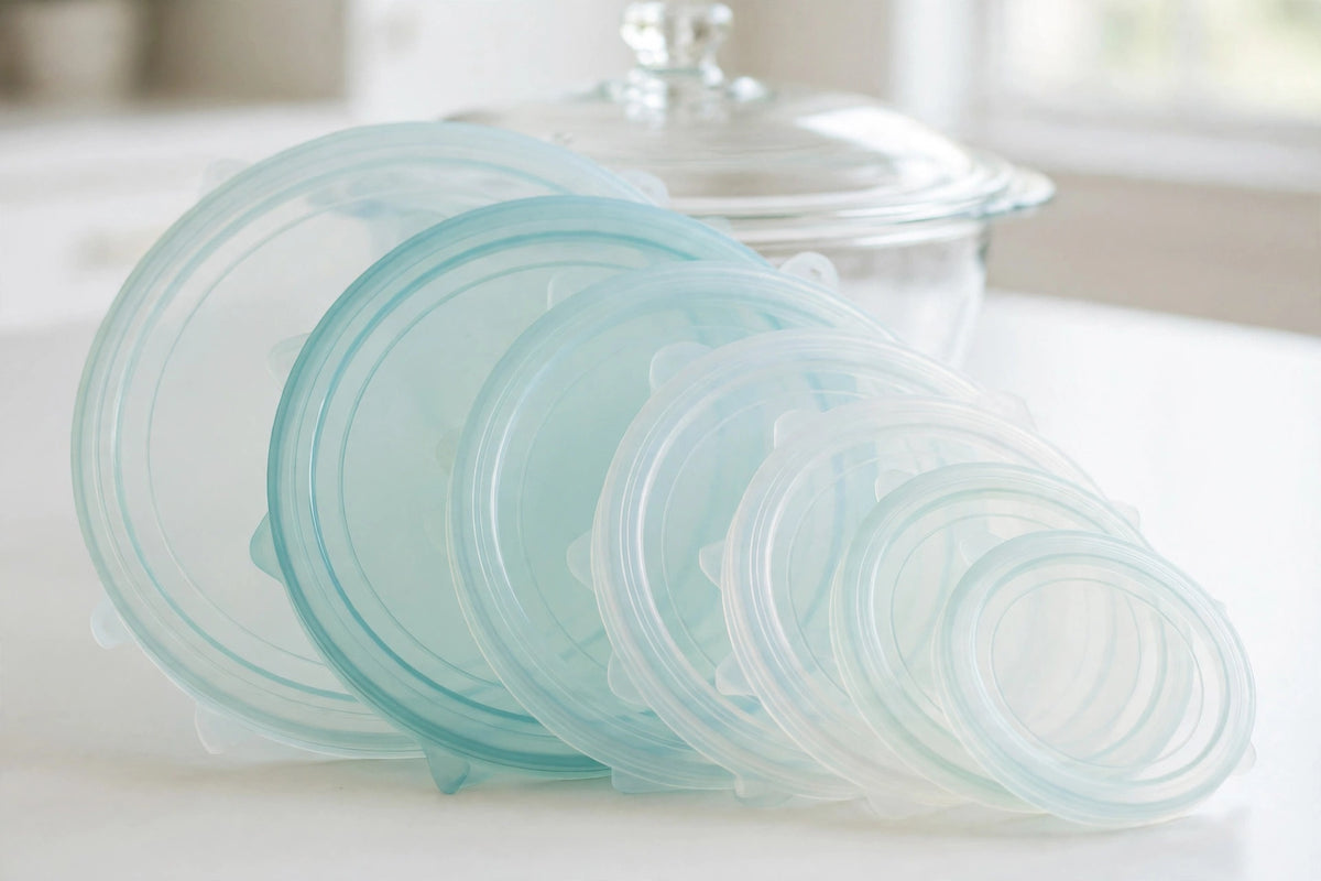 Reusable Silicone Stretch Lids (6-Piece Set)
